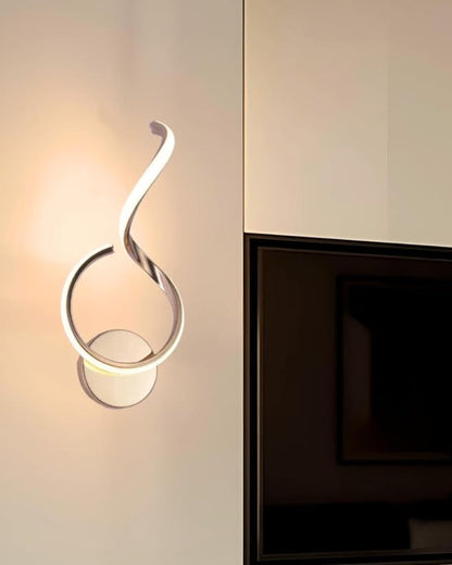 Curved Flow LED Wall Light