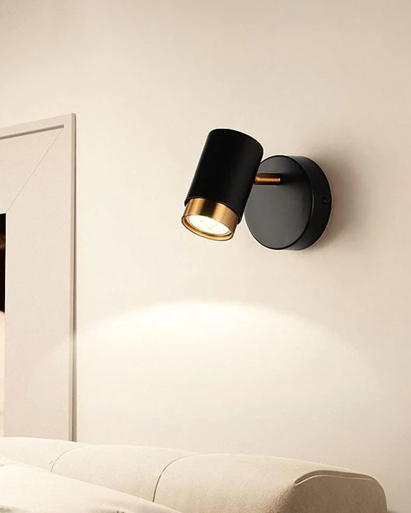 Pictures Black Cylindrical Spotlight 9W